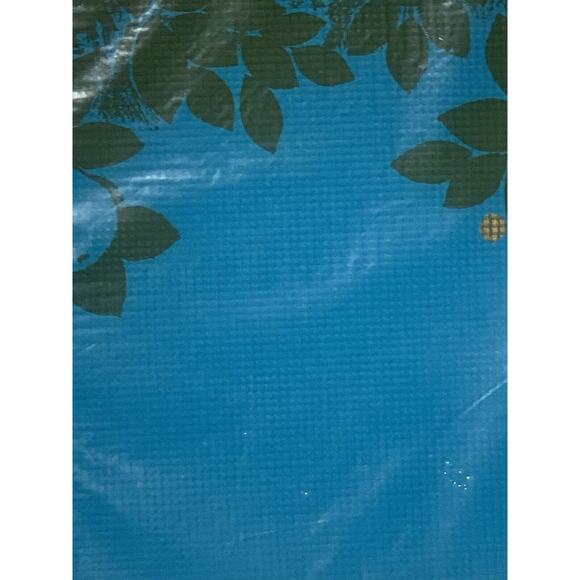 2 New Vintage Hallmark Paper Tablecloth Table Covers 44” x 44” Bright Blue Pear - Picture 3 of 9